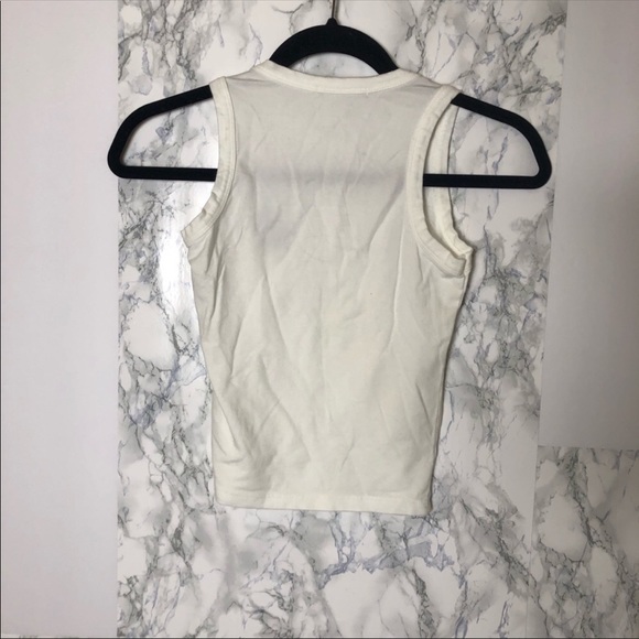 🌸Brandy Melville Cropped Muscle Tee - Picture 4 of 5